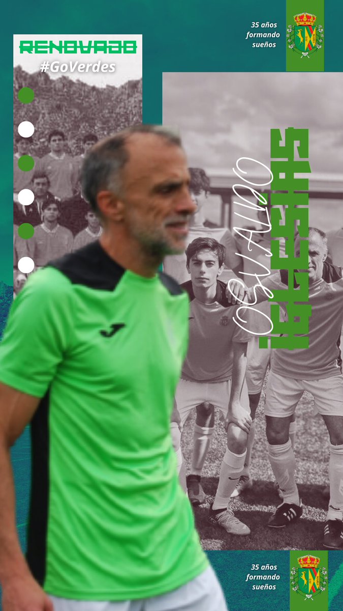 adlacabrera's tweet photo. 🚨🚨| Seguimos con los capitanes.
🪨| Marco, Experiencia y sacrificio para la zona del medio o la defensiva.
👴| Osvaldo, El jugador más veterano de la @RFFM_oficial, calidad y experiencia.
#GoVerdes💚🤍 https://t.co/1mxJtpz2TQ