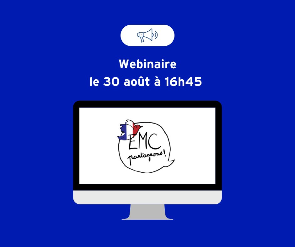 💻Webinaire : une rentrée sereine avec les séquences clé en main d’EMC, partageons ! 
📅Rdv mercredi 30 août à 16h45➡tinyurl.com/2vbj6nth
En savoir plus👉tinyurl.com/4jpd4w6f
<a href="/Edu_Num/">Éducation Numérique</a> <a href="/Maskott_Europe/">Maskott</a> #DNE #DominoEducation #erun
