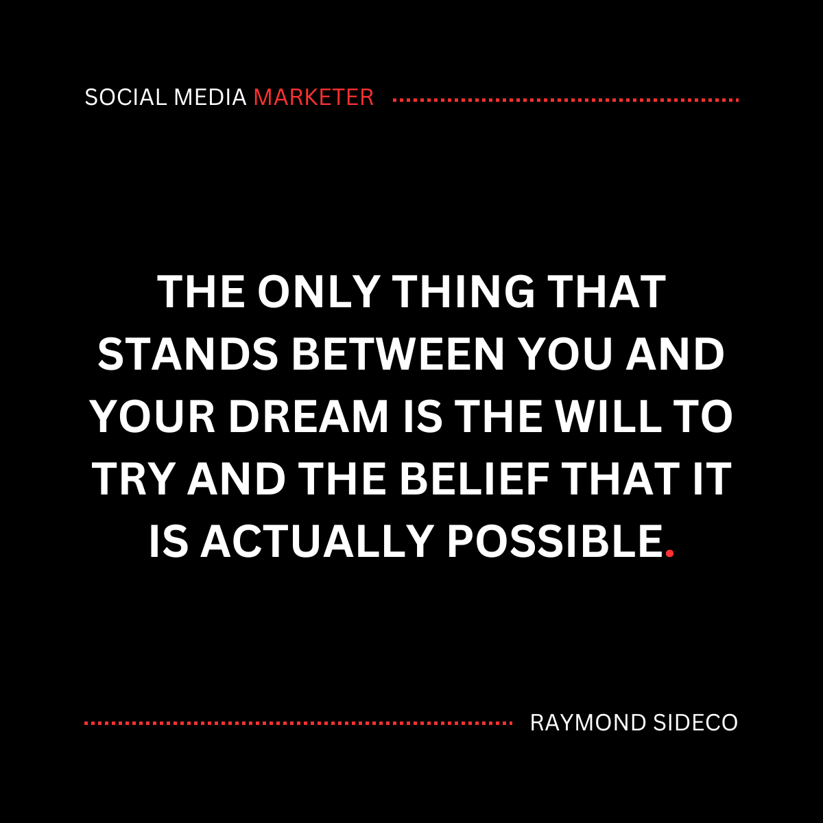 HBadgerTraderPH's tweet photo. "The only thing that can stop you from achieving your dreams is you. So don't let fear, doubt, or other people's opinions hold you back. Believe in yourself and go out and achieve your dreams."

I'd love to connect with you. Follow me today!

#socialemediamarketing https://t.co/IVAlrmgIPV