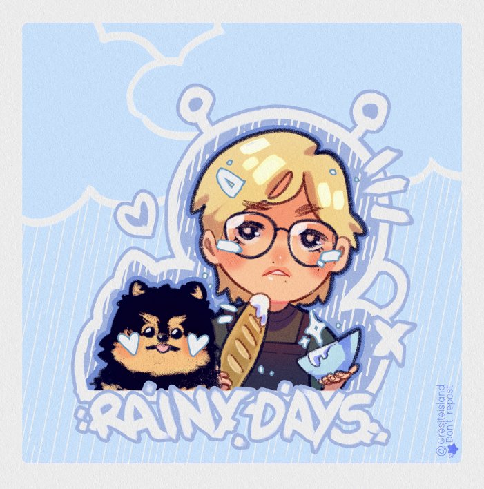 「Rainy days#Taehyung #Layover #V」|Rˣˣ ··· 🌈🐨🐹💛💛💛のイラスト