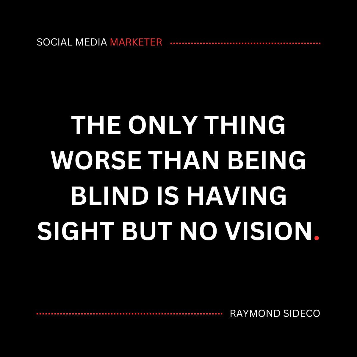 HBadgerTraderPH's tweet photo. "Vision is the ability to see what is possible even when others cannot. It is the ability to dream big and to never give up on your dreams. So if you want to live a life of purpose and fulfillment, find your vision and never let go of it."

#socialemediamarketing https://t.co/aRShw4in63