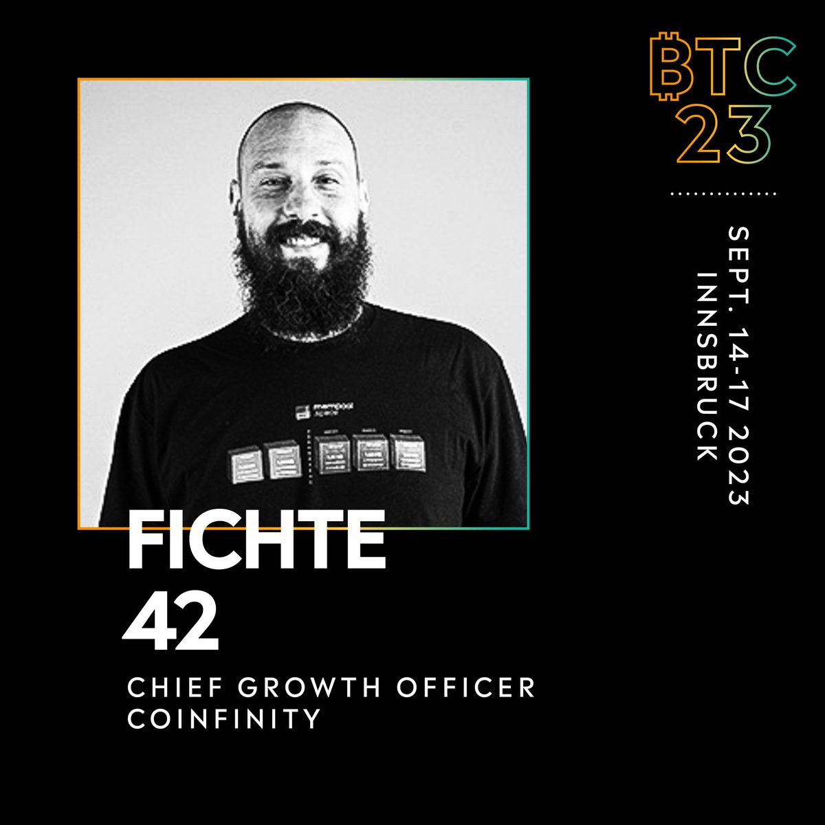 [Keynote] DIE PSYCHOLOGIE DER BITCOIN-AKZEPTANZ
.
Warum beeinflusst Angst unsere Zeitpräferenz und welche Rolle spielen Spiegelneuronen bei der Verbreitung von Bitcoin? <a href="/fichte42/">Fichte42</a> von <a href="/coinfinity/">Coinfinity ⚡️</a> wird diese Fragen auf der #BTC23 beantworten.
.
#bitcoinkonferenz