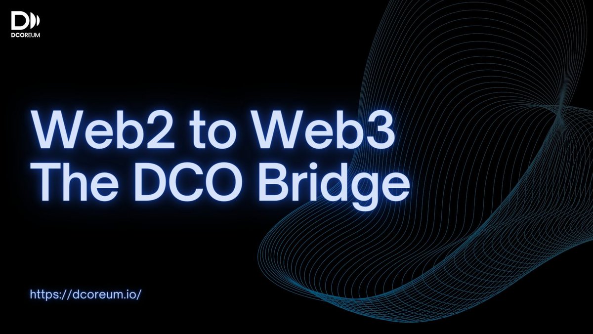 随着数字领域的发展，连接 #Web2 和 #Web3 变得至关重要。

进入以太坊商业版本 DCO 的世界，探索去中心化商务的未来🌐🚀。