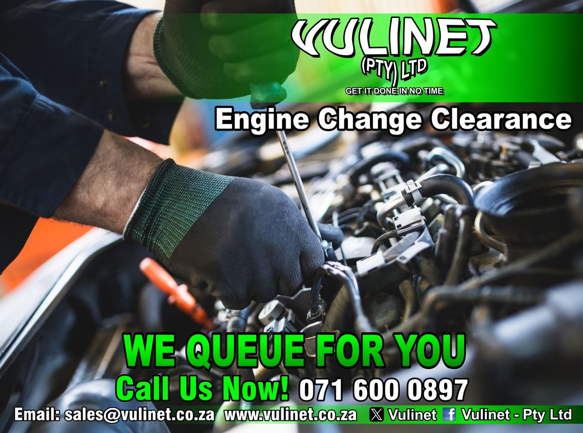 vulinet's tweet photo. Vulinet (Pty) Ltd - Changed your car engine? You will need an Engine Change Clearance. We will stand in the queue for U!
Call us on 0716000897
https://t.co/kvzBbkwt37
sales@vulinet.co.za.
https://t.co/jTijjWSUMu
#Vulinet #carregistration #License #LicenseDisc #engineclearance https://t.co/rYy5c9yhgN