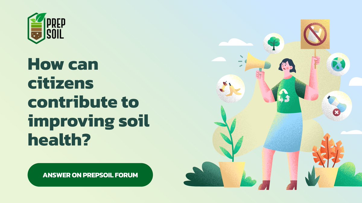 prepsoil's tweet photo. Let's talk about #Soil 🌄🌿
Healthy soils are essential for achieving #climate neutrality and we want to hear YOUR opinion about how to protect our #soils!

Join the PREPSOIL Forum to answer important questions about soil or start your own discussion ➡️ https://t.co/5LEpb1fAHA https://t.co/BFCjG5ZxSm