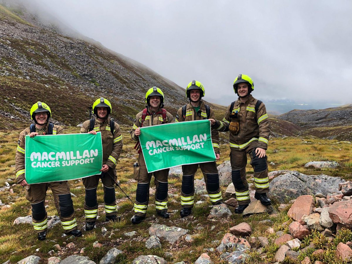 AviemoreFire's tweet photo. They did it 🤩👏 
Incredible effort from the five Aviemore Firefighters and an amazing amount of money raised for @macmillancancer. We are all really proud of you!
https://t.co/Ipw1TXRubp https://t.co/cFH6Jyc7LS