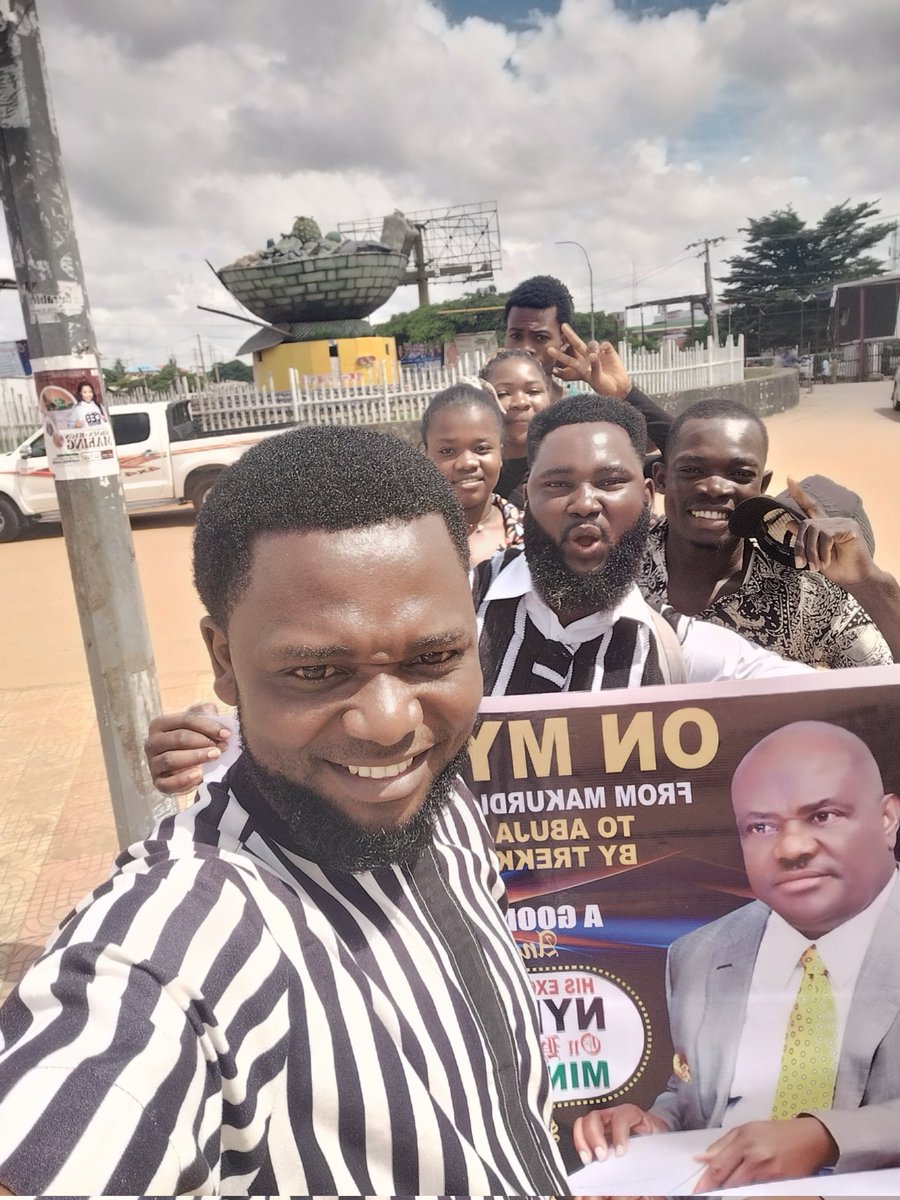 AondoverSolomon's tweet photo. 🚶‍♂️ **From Makurdi to Abuja, Honoring His Excellency Honorable Nyesom Wike - By Trekking!**

🗣️ Attention everyone! An extraordinary journey is about to unfold, a journey of honor, goodwill, and heartfelt prayers. 🙏 https://t.co/9XrqkivSxg