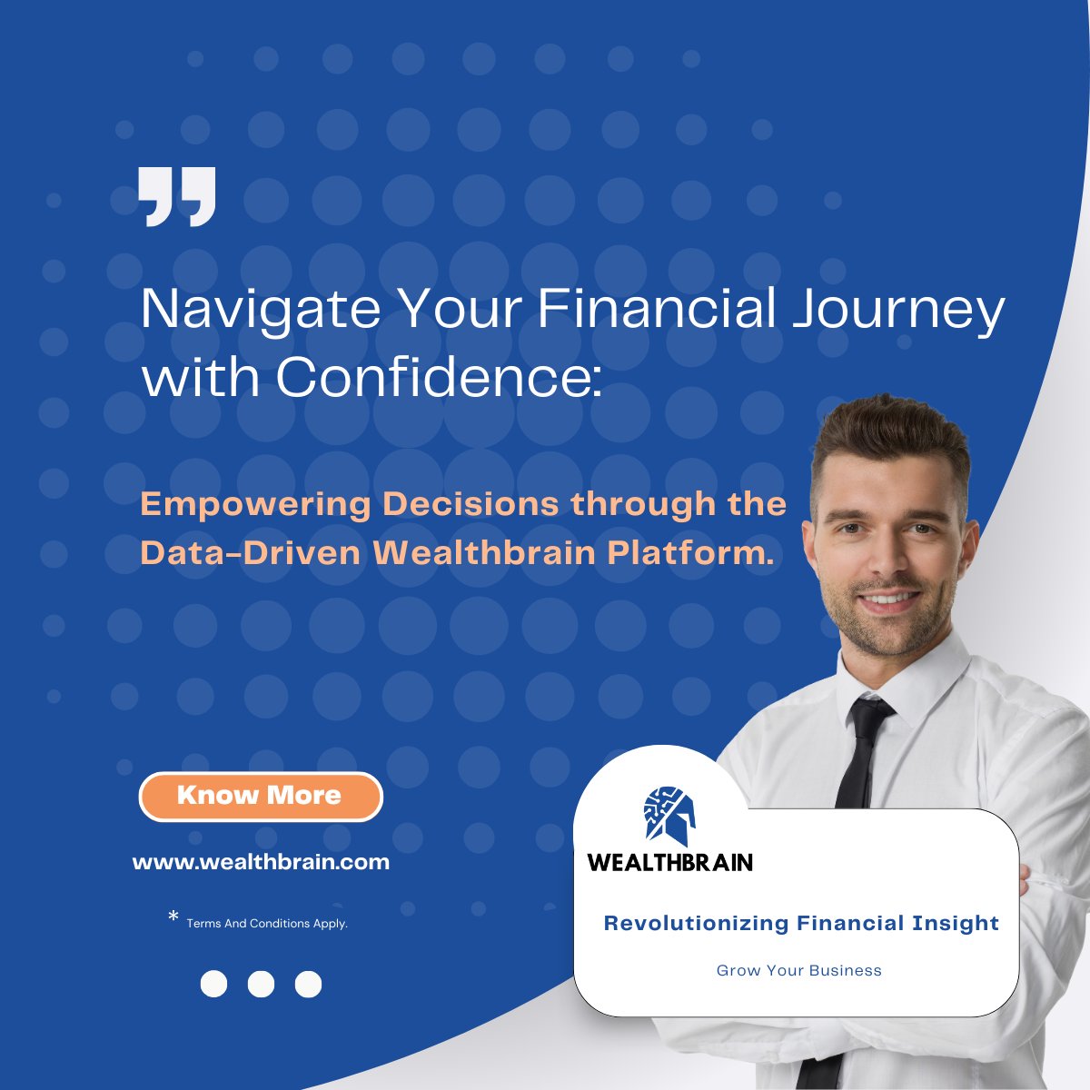 'Embark on Your Financial Journey with Confidence: Empower Informed Decisions through the Insightful WealthBrain Platform.'

#FinancialEmpowerment #DataDrivenInsights #InformedDecisions #StrategicEmpowerment #Wealthbrain