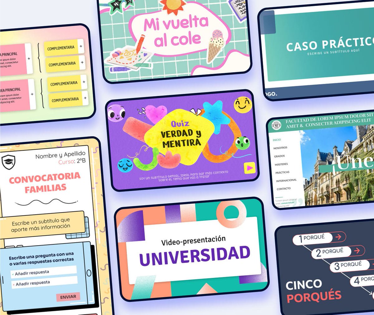 genially_es's tweet photo. Si eres docente y estás en busca de esa inspiración, estás en el lugar correcto.

🧪Plantillas de vuelta a clase: new edition https://t.co/OtrxC6PVAM https://t.co/RJJqwf8I1n