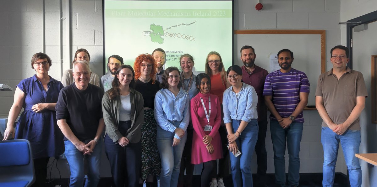 It was great to host a symposium on Plant Molecular Mechanisms in the Noel Murphy seminar room @MaynoothBiology @MaynoothUni. Quite a wide variety of research going on in a relatively small community. We had 8 excellent talks and plenty of discussion.