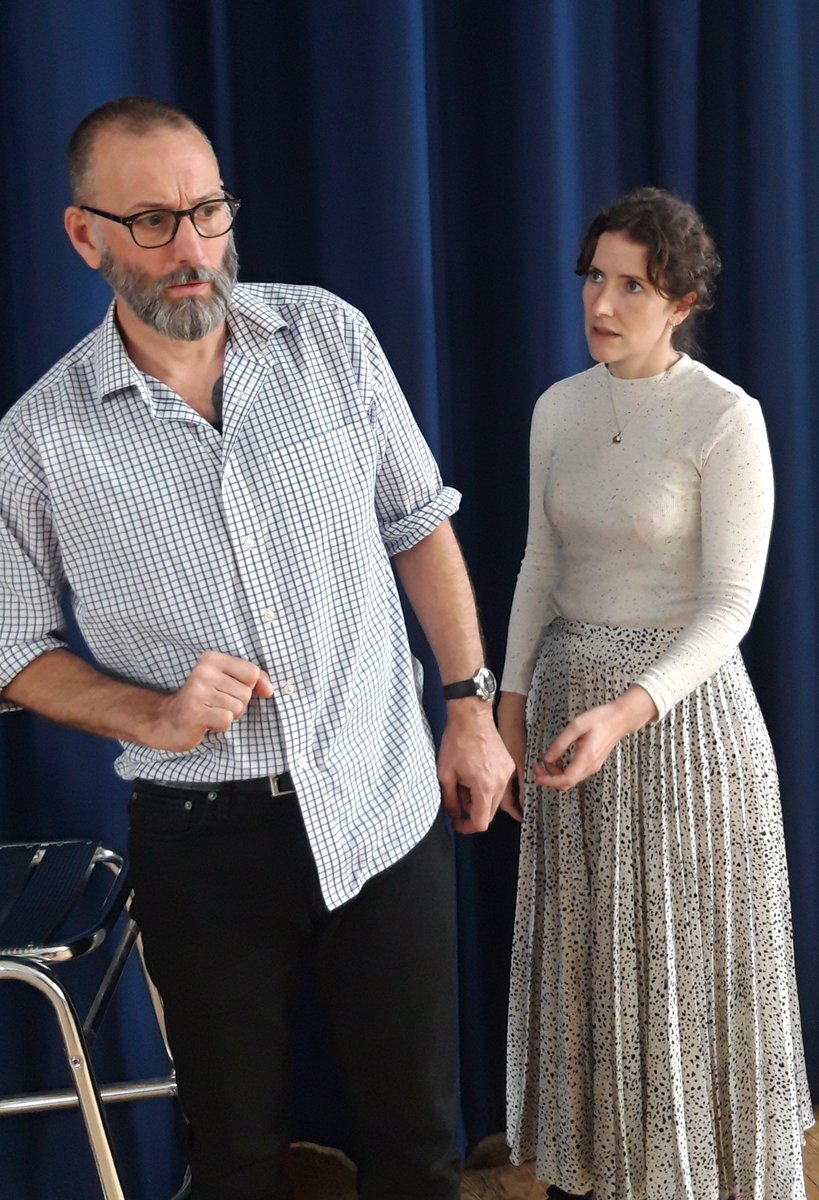 'Exploring the chemistry between the two protagonists, who hail from entirely different stables, has been a fascinating process, and working with Antonia White – Laura - a joy.' - Sam Fynn, 'Danny'. Beginning by David Eldridge, Weds 6 - Sat 9 Sept buff.ly/3P7I8Df