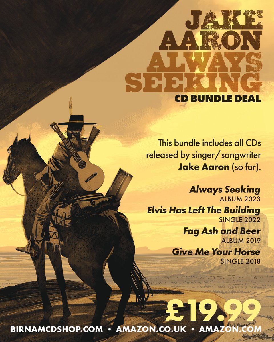 All CDs (so far) from singer/songwriter Jake Aaron are available now from our online store in a bundle deal. 

birnamcdshop.com/product/jake-a…