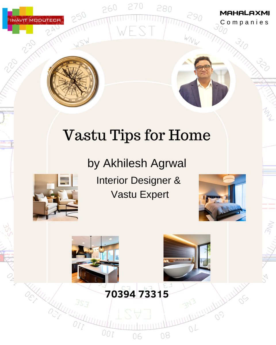 Akhellesh's tweet image. Vastu tips and remedies💡 for home 🏠
Vastu Consultation in Mumbai
By Akhilesh Agrwal
Interior design and vastu expert

Contact us! 📞
7039473315

#AkhileshAgrwal #InavitModutech #vastutipsforhome #vastuconsultantinmumbai #vastuexpert #vastutips #vastuconsultant #mumbai #vastu