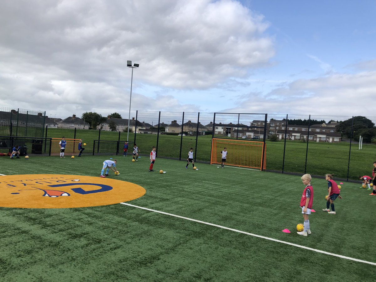 We are underway at the <a href="/JCFoundation/">Johan Cruyff Foundation</a> Penyfan today, focusing on passing and shooting today! Mini games this afternoon! Thank you <a href="/FunFootballUK/">McDonald’s Fun Football</a> <a href="/FAWales/">FA WALES</a> <a href="/LlanelliReds/">Llanelli Town AFC</a> <a href="/LlanredsSC/">Llanelli Town AFC Supporters Club</a> <a href="/LlanelliV/">Llanelli Town AFC Veterans</a> @LlanelliLadies #WeAreRed #Ymlaen
