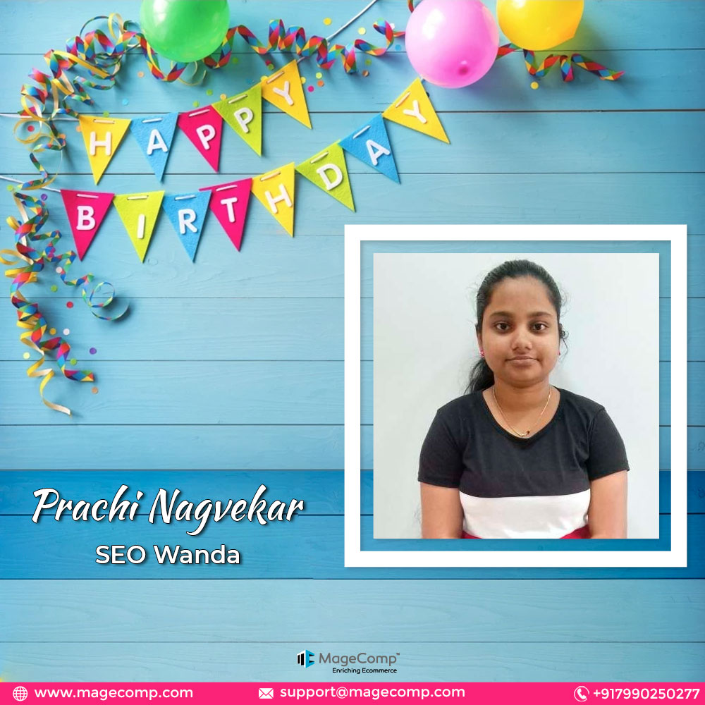 theMageComp's tweet image. Greetings on Your Special Day!!🎉🎊

May your day be filled with top-ranking happiness and keyword-worthy celebrations! 🎈🥳

Happy Birthday Prachi Nagvekar , AKA SEO Wanda 🦸‍♀️

#magecomp #birthday #birthdaywishes #happybirthday #happybirthday🎂 #birthdaypost #employeebirthday