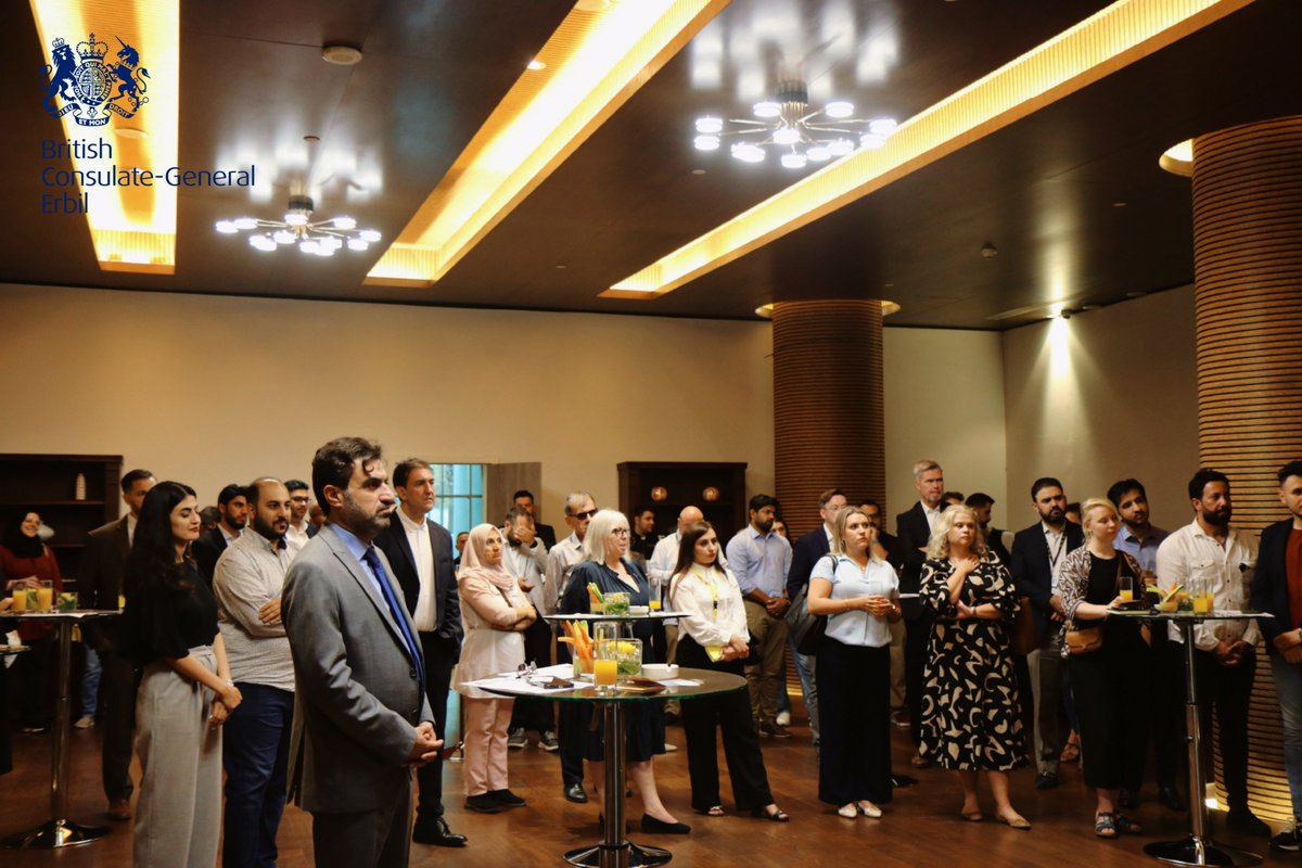 🌍 Promoting collaboration on climate action! Last night, @UKinErbil hosted a dynamic climate networking event, uniting local &amp; international NGOs, diplomatic missions, and UN agencies. Together, we strive for a greener, more sustainable future. 🌱
#ClimateChange #ClimateAction