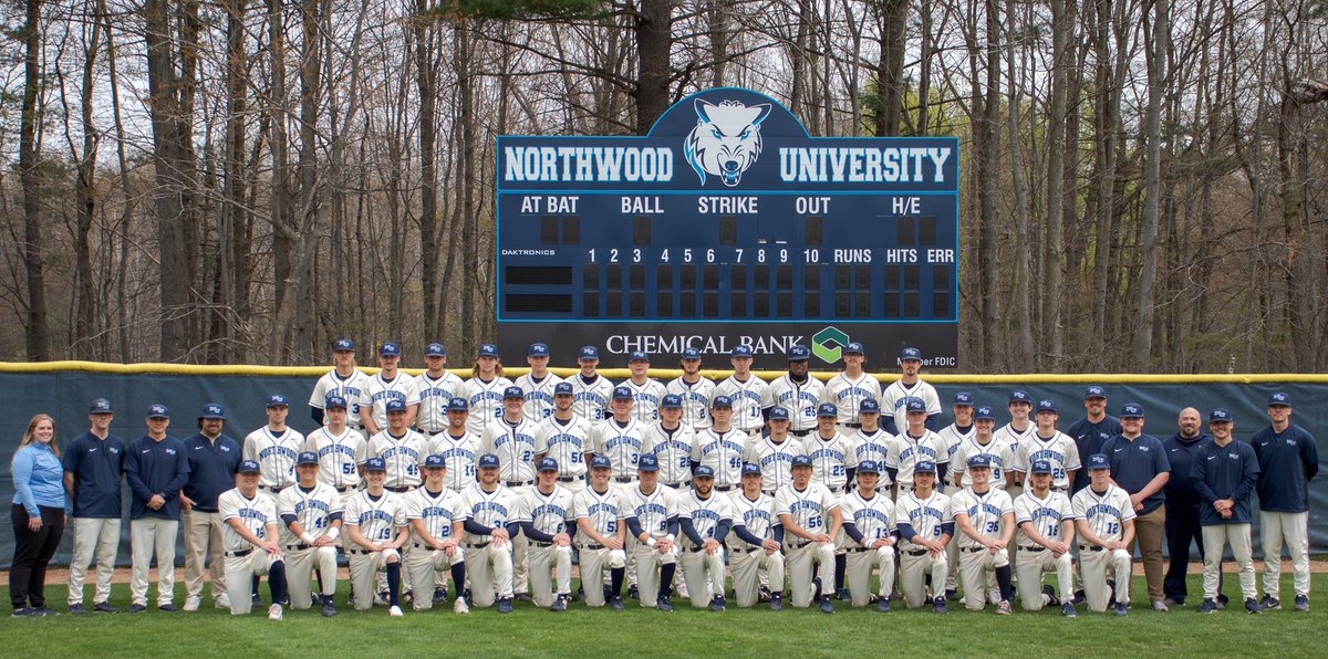 #TitleTuesday Since the creation of the S&amp;C department in 2002 NU S&amp;C has trained 41 conference championship teams. Highlighted here is the 2023 GMAC champion <a href="/Northwood_BSB/">Northwood Baseball</a> team they finished the season 27-5 in conference play and 42-19 overall #GetStrong💪🐺
