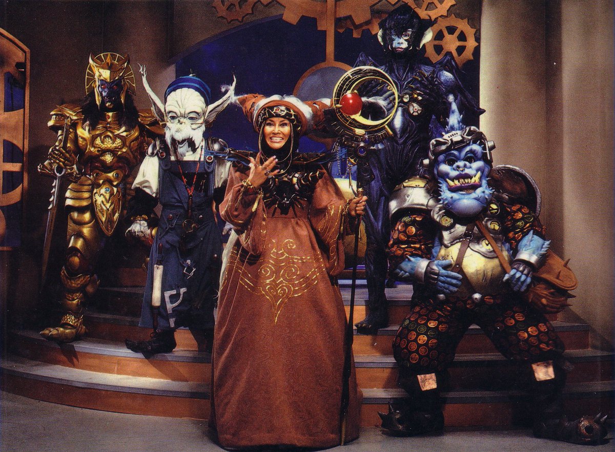 PrVillains's tweet photo. A salute to the original evil crew! #PowerRangers30 #PowerRangers #RitaRepulsa #Goldar #Finster #Squatt #Baboo https://t.co/0CdBHt38mA