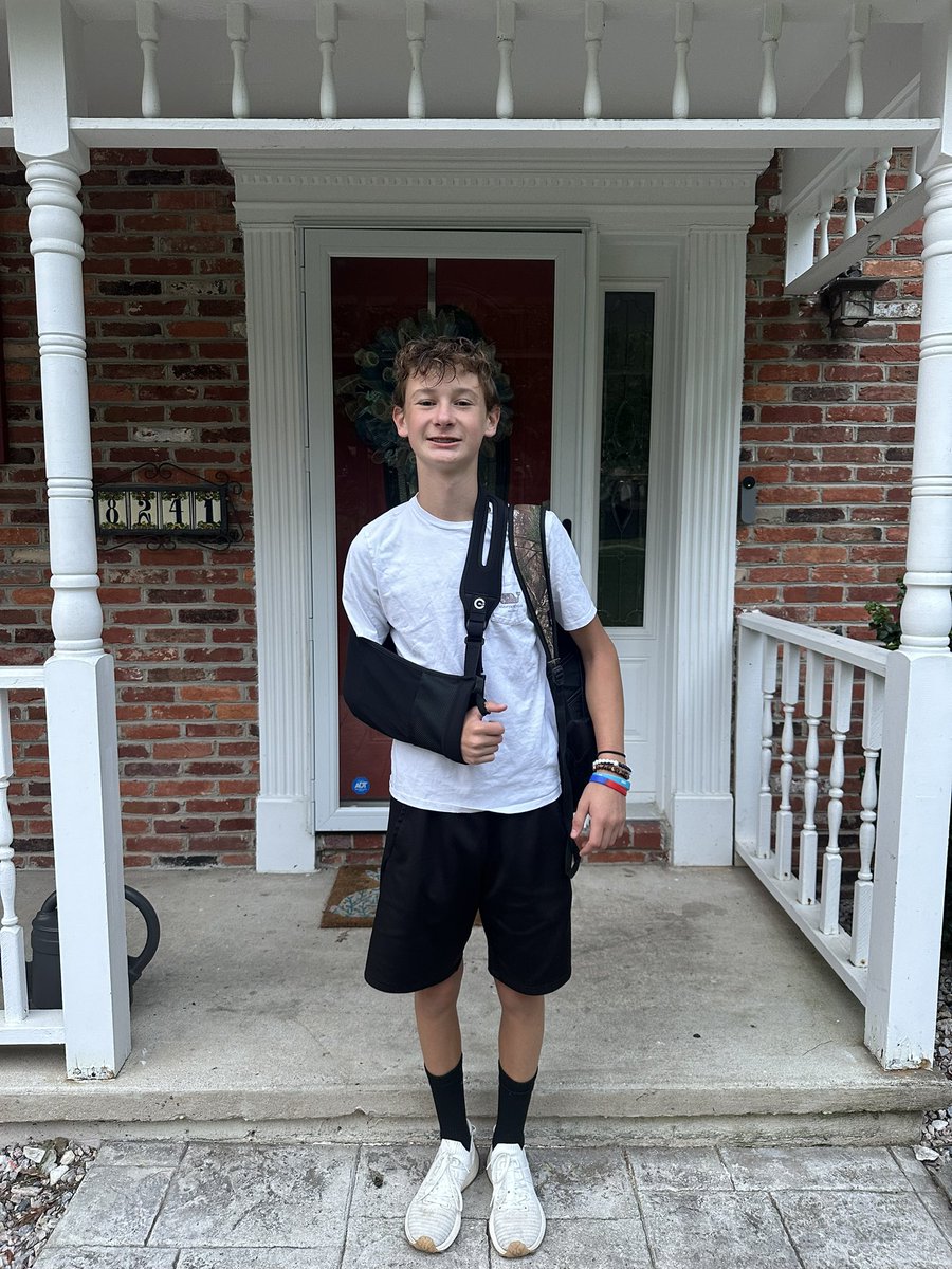TimeAndChance's tweet photo. And… just like that.  He’s off to the first day of High School. https://t.co/rIV8qhs0Gt