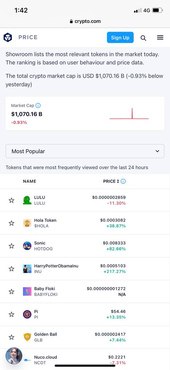 #BabyFloki hot top searching crypto.com