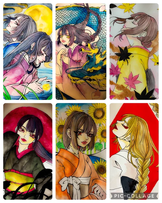 #今月描いた絵を晒そう 
 #絵柄が好みっていう人にフォローされたい 
ちょっと減りましたけど💦💦
6枚。 