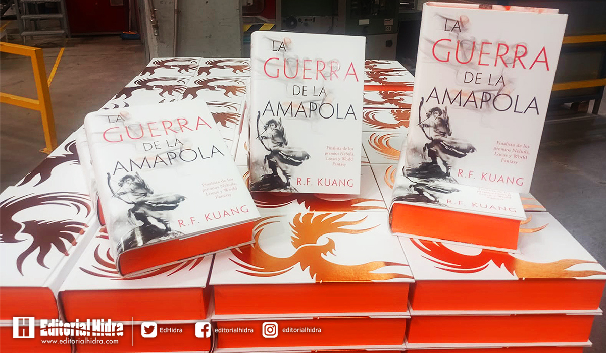 Editorial Hidra on X: 📢 ¡Hoy comienza la distribución en librerías  españolas de #LaGuerraDeLaAmapola de @kuangrf! 📚 Esta edición con páginas  pintadas llegará a todas las librerías y será la misma que