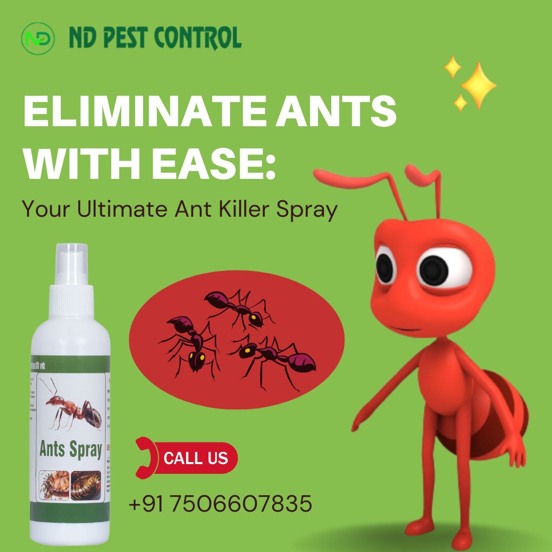 nd_pestcontrol's tweet photo. No more ant trails, no more worries! Let our spray do the talking. Safe for you, tough on ants! Get ready for an ant-free zone. 

#AntControl #SayNoToAnts #PestFreeHome 

Contact Us:
☎️+91 7506607835 / +91 8655285713
💌info@ndpestcontrol.com
🌐https://t.co/NdKRXDWBfp https://t.co/dT0vC7nABc