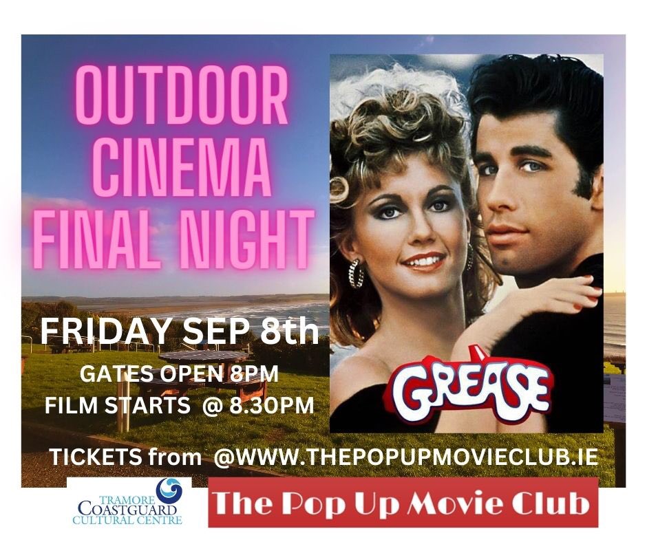 We are giving it another go and praying to the weather gods one last time …. finishing our outdoor cinema season with an absolute banger!!!! Thanks for everyone’s support and understanding for the previous shows. Tickets now available on thepopupmovieclub.ie