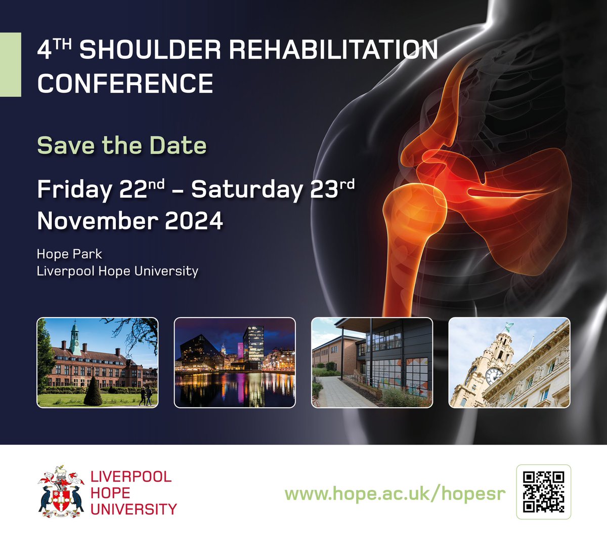 Omid_HopeUni's tweet image. &quot;Save the Date&quot;

 4th Shoulder Rehabilitation Conference

@LiverpoolHopeUK @ShoulderGeek1 @Back_in_Action @EUSSERBOARD 

#shoulder #conference #rehabilitation