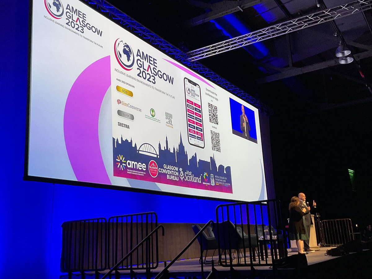 #AMEE2023 is about to get underway - record delegates and bagpipes (of course).  Glad to be here learning and sharing with my colleagues from down under.  ‘Tis a loooong flight