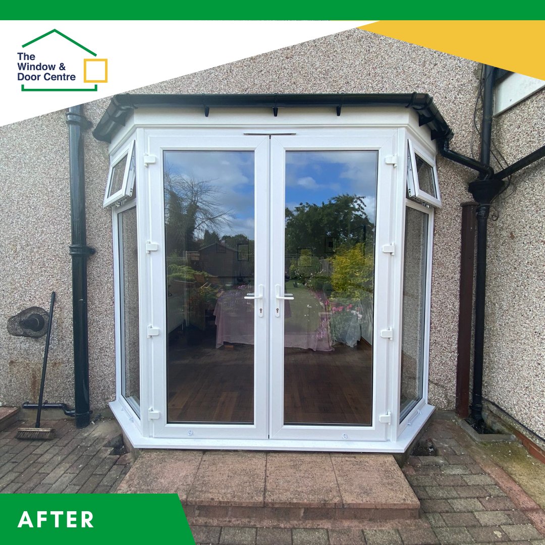 TWCHARROW's tweet image. We love a good before and after!

This is a recent installation of PVC French doors and windows.

#frenchdoors #pvcwindows #homerenovation #harrow #northwestlondon