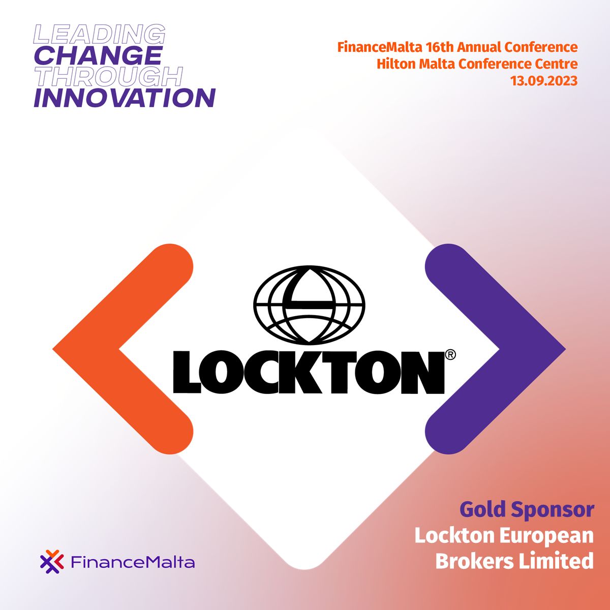 FinanceMalta's tweet photo. ++SPONSOR ANNOUNCEMENT++
Lockton European Brokers Limited is an official Gold Sponsor for the FinanceMalta 16th Annual Conference.
Buy tickets 👉 https://t.co/B82YsIUlHZ
#FM16AC #GoldSponsor https://t.co/eRKLd3mdEg