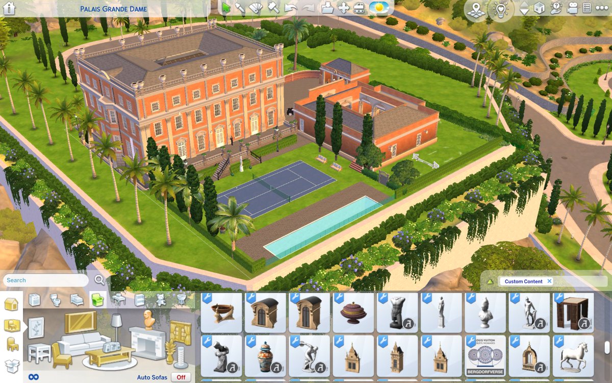 BluthIndustries's tweet photo. Lil #wip of this remodel I’m doing of a gorgeous home off the gallery. set in del sol is this palatial beauty. Just fabulous so far #heyharrie #harlix #felixandre #swp #simmersdigest #richsims #ts4 #ccbuilds #bluthindustries https://t.co/zngq3XGFyo