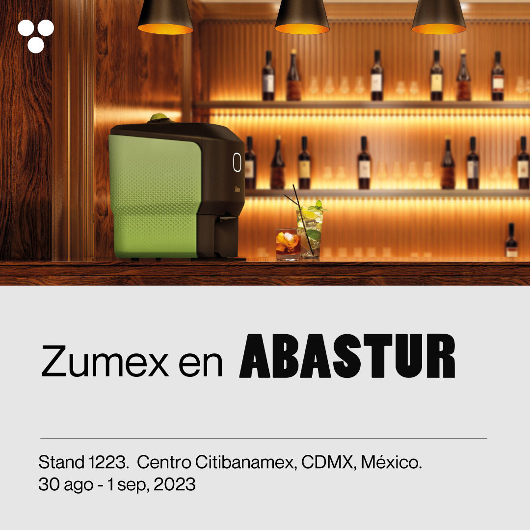 ZumexLATAM's tweet photo. ✈️ ¿Listo para la feria más destacada del sector #HORECA en México?

¡@ABASTUR 2023 se acerca y Zumex, líder en soluciones de exprimido, estará presente para mostrar lo mejor en tecnología de #jugo! 🍊🤩

¡Te esperamos!
📢 Stand 1223
🌍 Ciudad de México, México https://t.co/ODmI4n5nyO
