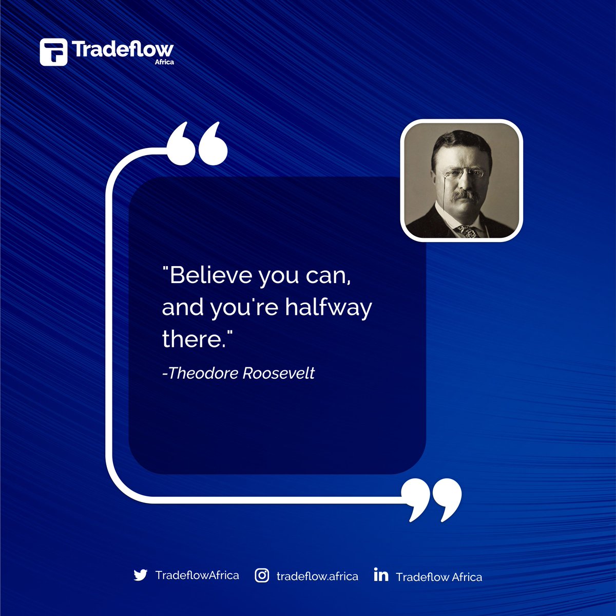 TradeflowAfrica's tweet photo. 💼 Dream big, believe in yourself, and venture boldly towards your goals!
The world is full of endless opportunities for those who dare to believe in the impossible. 💫💼
#mondaymotivation #BelieveInYourself #PossibilitiesUnleashed #DreamBig #Empowerment #BusinessGrowth https://t.co/xHg4sGUZNB