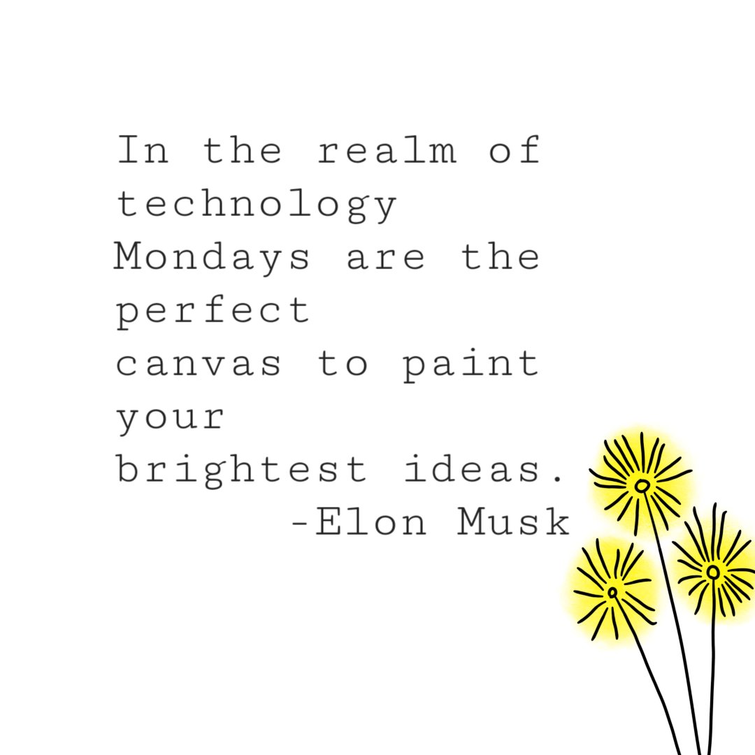 quotesforu6727's tweet photo. Quoted by Elon Musk✨️✨️✨️
#QuotesOfTheDay
#InspirationalQuotes
#QuoteOfTheMoment
#MotivationalQuotes
#TuesdayThoughts
#QuoteMeOnThat
#WordsOfWisdom
#LifeQuotes
#PositiveVibesChallenge
#MondayMotivation https://t.co/qGNICbXMXn