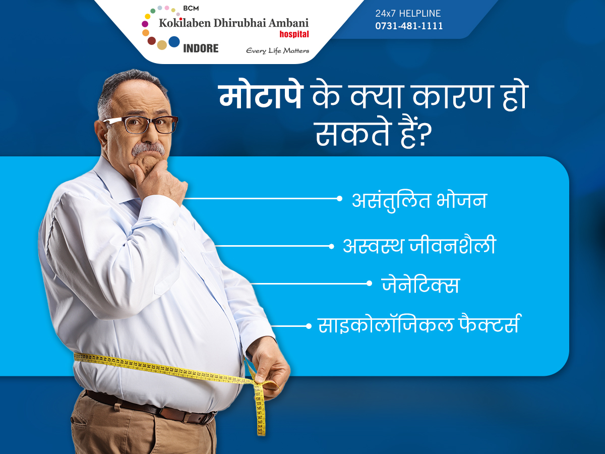 KDAHIndore's tweet photo. शरीर में अधिक फैट होने के कारण मोटापा बढ़ता है, जो स्वास्थ्य के लिए हानिकारक है। हर वर्ष भारतीयों में मोटापे की समस्या बढ़ रही है। स्वस्थ जीवनशैली अपनाकर आप मोटापे की समस्या से मुक्ति पा सकते हैं। #excessivefat #obesity #causesofobesity https://t.co/LOG4hUNf2e