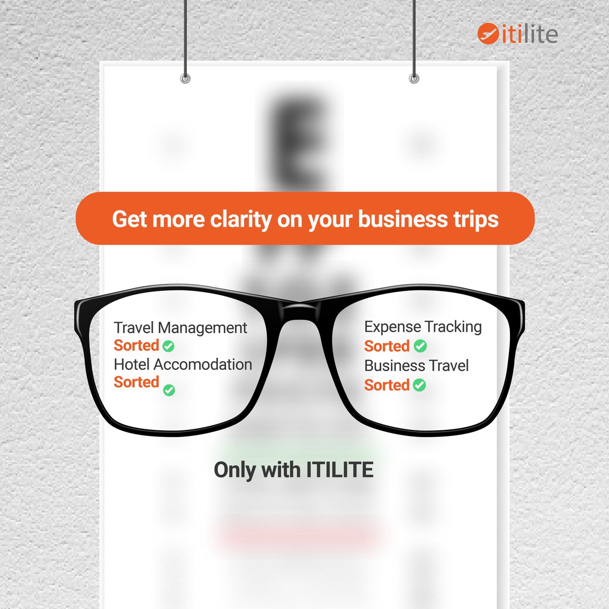 Visit our website itilite.com & get 20/20 insight into your business trips with ITILITE. #itilite #BusinessTravel #TravelSolutions #TravelSmart #TravelManagers #TravelWithItilite #Travelers