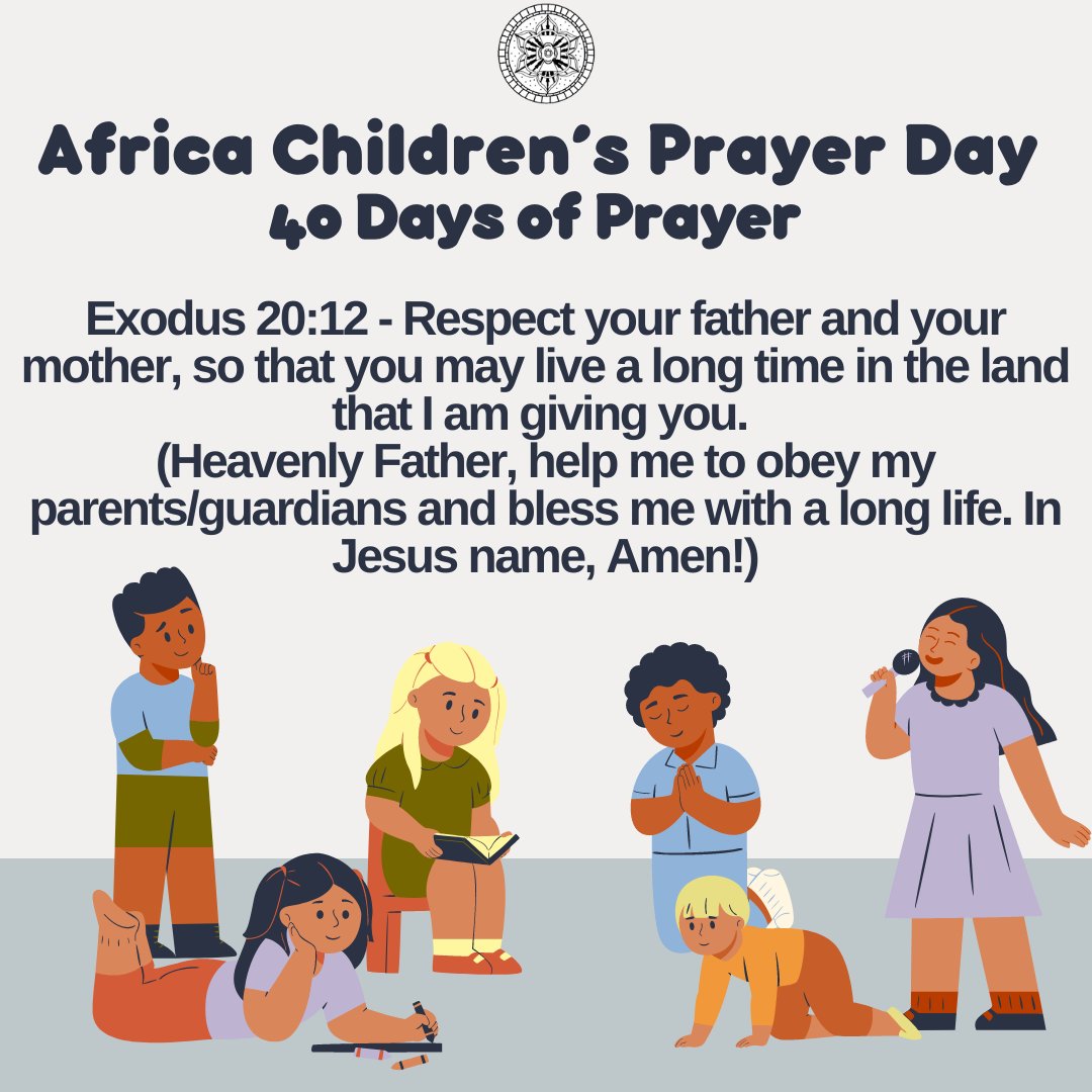 allsaintsnrb's tweet photo. ASC invites us all to join the rest of the world in the Africa Children's Prayer Day. We are rising together in 40 Days of Prayer for the Next Generation of Africa.
#ABillionChildren4Christ #EverythingIsPossibleWithGod #NothingIsImpossibleToGod #children #prayers https://t.co/KFzcl1SOFD