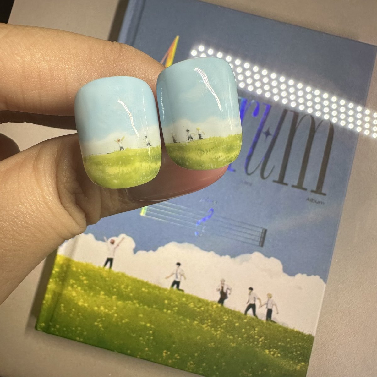Makeanails's tweet photo. ลูกค้าบรีฟขอเป็น plave แบบเจ้าจิ๋วคับบ น่ารักกกกก 🥹💖 #PLAVE_1st_Mini_Album https://t.co/fR02KSp0eA