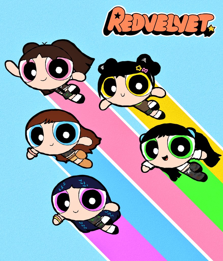 REDVELVET X POWERPUFF GIRLS 

❤️💛💙💚💜

#IRENE #SEULGI #WENDY #JOY #YERI #RedVelvet