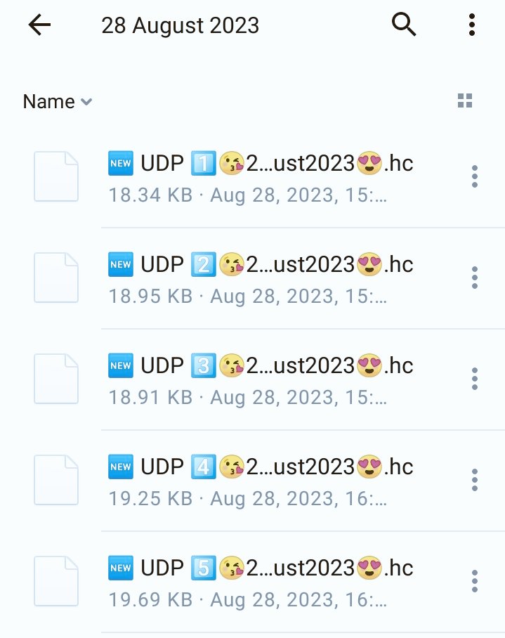 barapanch125's tweet photo. โ๏ธ 28 August 2023 โ๏ธ
๐Fresh Http custom UDP Files๐
Download here โบ๏ธ
๐ https://t.co/KhWYusX8IS
#httpcustom
#udp
#udpconfigs
#configs https://t.co/eU8zlAWL8Z