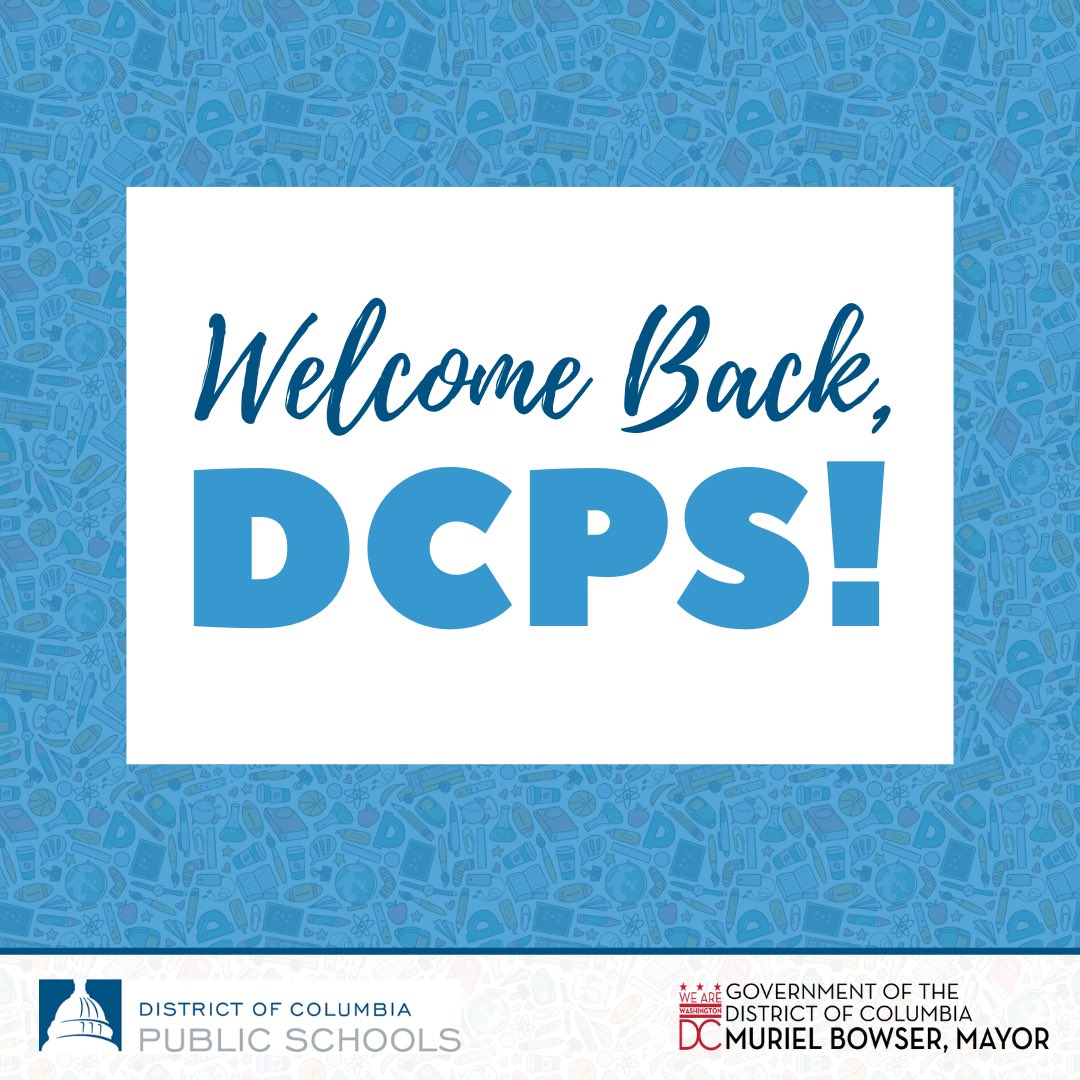 dcpublicschools's tweet image. A warm welcome to students, families, teachers, and staff! Today marks the start of a new school year for students in grades K-12. We are excited to have another year of joyful learning together.