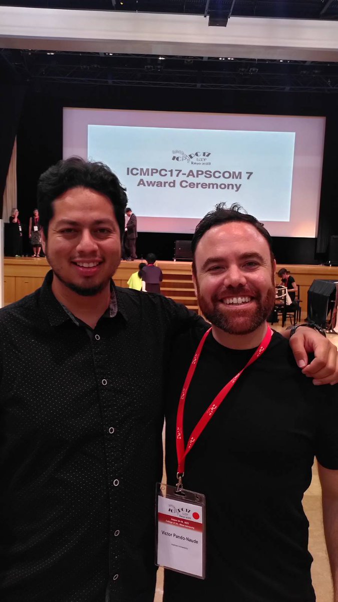 Many congratulations to our very own @pandonaude for being awarded the Young Researcher Award at @icmpc17 - well done! Also congrats to our close friend and collaborator, former MIB postdoc @dariquima! @GrundforskFond @HealthAarhusUni @AarhusUni