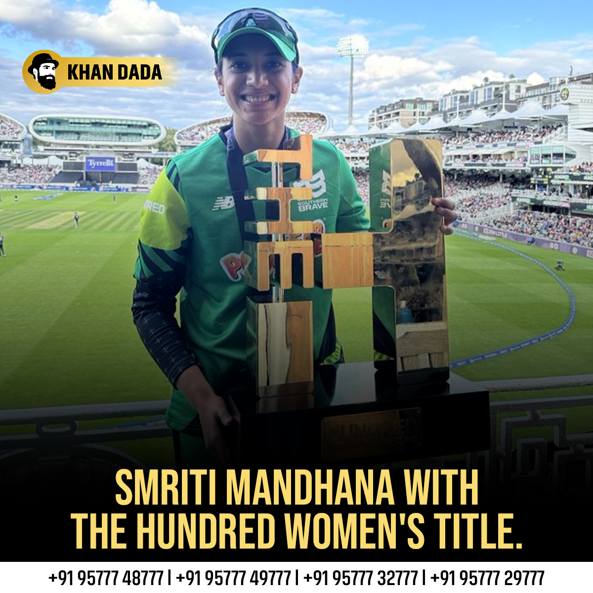 khandada92786's tweet photo. The women's title for The Hundred goes to Smriti Mandhana.ππ₯π€
.
.
.
#smritimandhana18 #TheHundred #asiacup23 #CPL2023 #LiveLineApp #WTC2023 #JawanTrailer #RelianceIndustries #IStandWithZubair #BREAKOUTSTOCK #INDvsPAK https://t.co/d8dMobC0H0