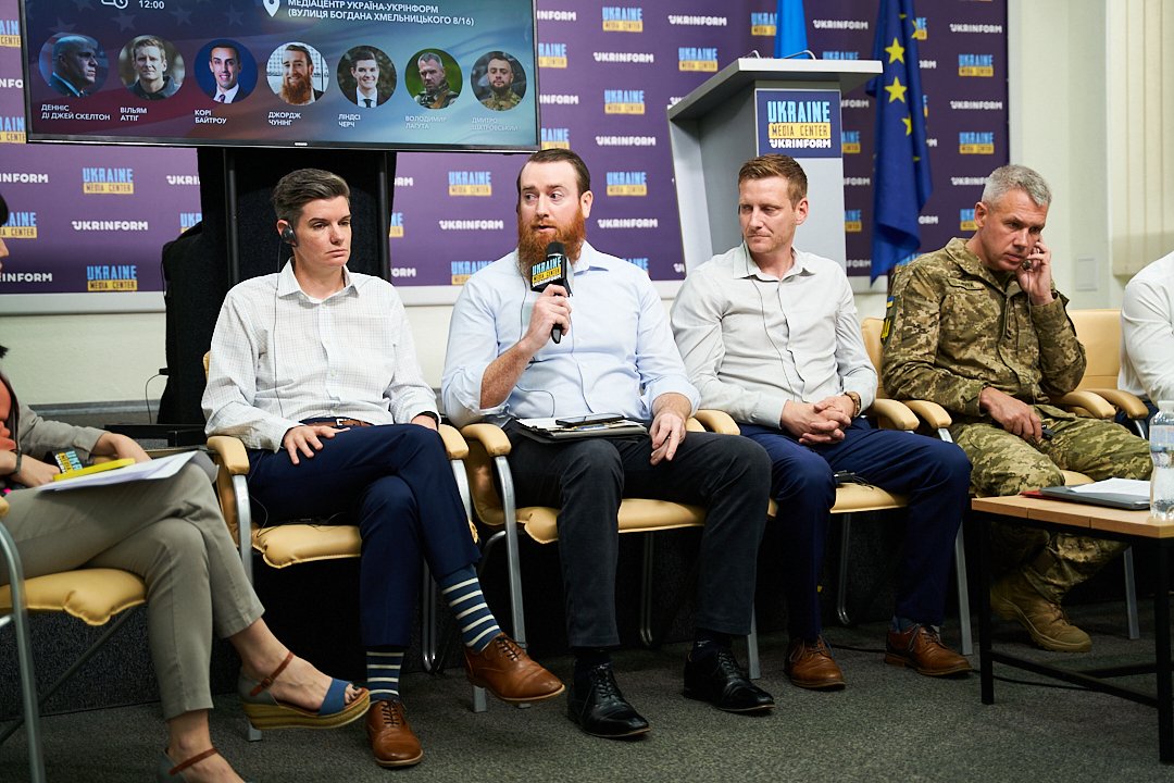USUAVB's tweet photo. Last week we had the honor of being hosted by @CenterUkraine in Kyiv with our Ukrainian partners to announce the official launch of the @USUAVB, the first international organization of its kind. https://t.co/VErd2Pu2ui