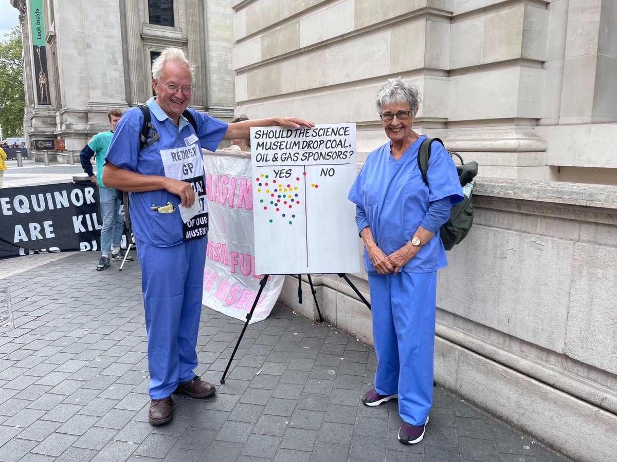 And it isn’t just us. We asked members of the public outside the @sciencemuseum today what they think. And guess what - Most of them don’t want you to accept their money either. 2/4