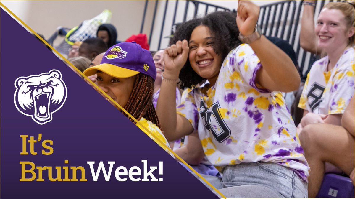 BellevueU's tweet image. 🎉🐾 Get ready to ROAR, Bruins! 🐾🎉 

It's Bruin Week! Check out the daily event schedule on the Bellevue University calendar: bellevue.edu/about/about-us… 
.
.
#BruinWeek #FallKickoff
