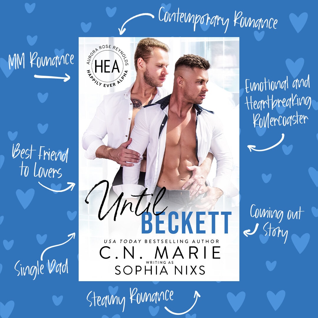 #NEW #KU “A great addition to the series. Emotional and heartwarming, all the Boom and more.” Until Beckett by C.N. Marie w/a Sophia Nixs @boomfactorypub amzn.to/3KGW9VG