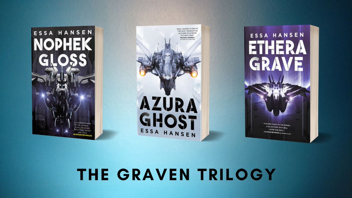 'Exceptional...The sheer imagination in this book is staggering ...Reads like a Becky Chambers novel crossed with Firefly' Michael Mammay The complete Graven Trilogy by @EssaHansen is out now. UK: brnw.ch/21wC31I US: brnw.ch/21wC31H